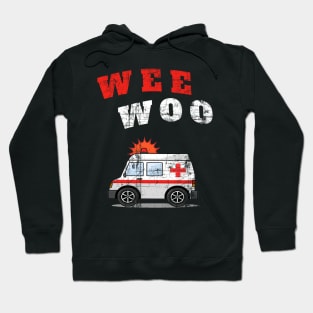 WEE WOO Ambulance! Grunge Edition Hoodie